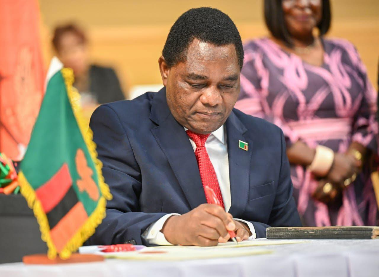 PRESIDENT HICHILEMA SIGNS LANDMARK PENSION REFORM BILL