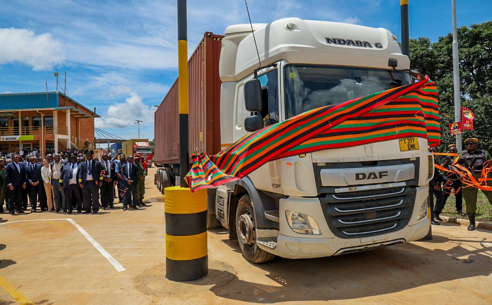 TRUCK DRIVERS WELCOME NAKONDE ONE STOP BORDER POST TRANSFORMATION