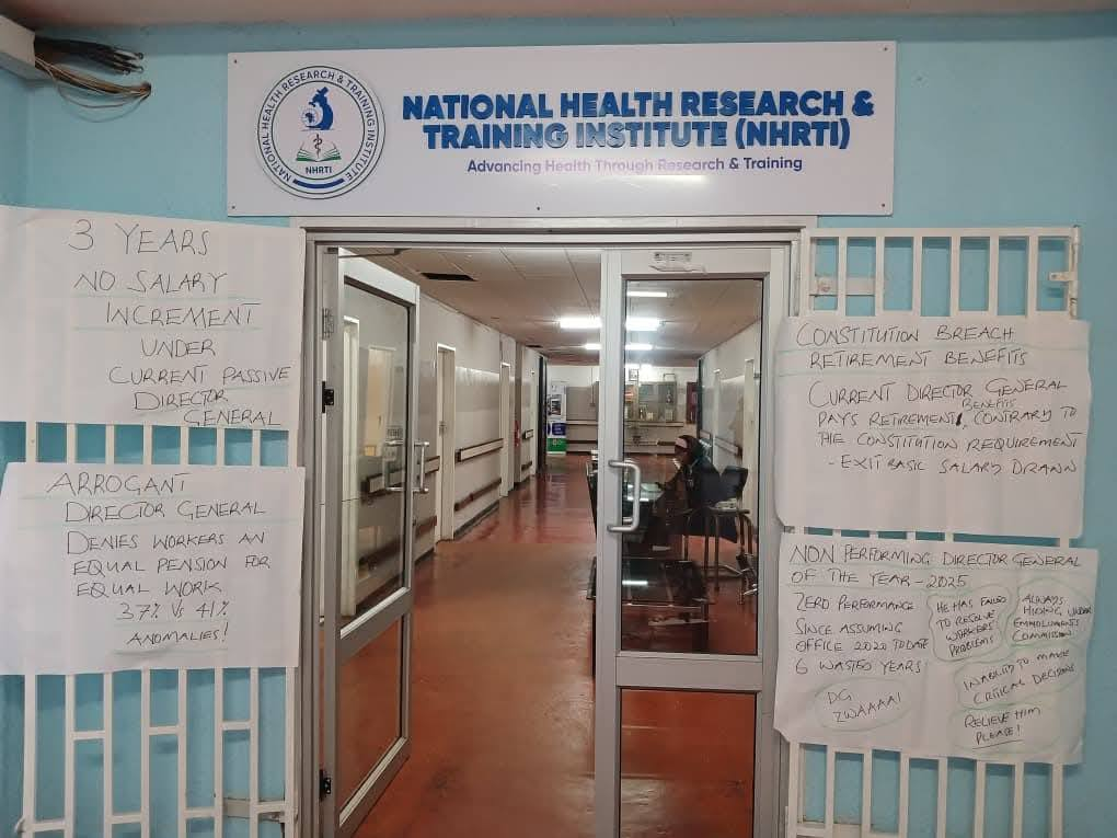 NHRTI WORKERS BEGIN INDEFINITE SIT IN OVER SALARIES AND TERMINAL BENEFITS
